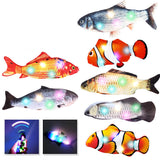 Net red fish simulation fish funny cat will jump fish funny cat pet toy usb charging