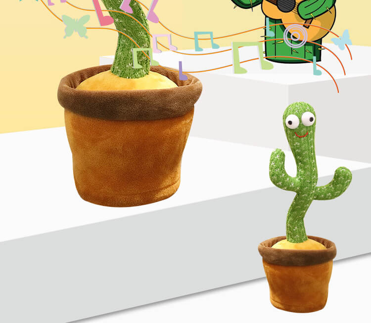 Net red dancing cactus learn to speak, twist, swing, interact, imitate