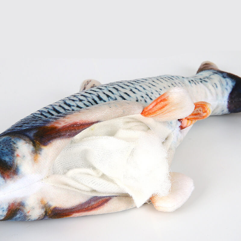 Net red fish simulation fish funny cat will jump fish funny cat pet toy usb charging