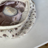 Lace flower embroidery beret spring and autumn careful machine lining ladies sweet pumpkin hat face painter hat