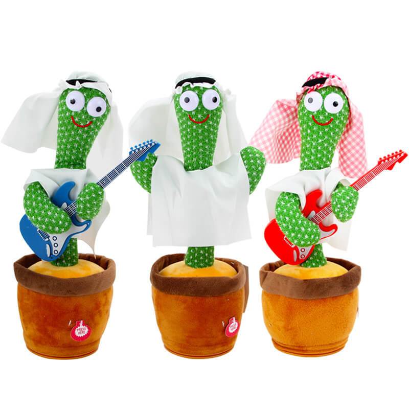 Net red dancing cactus learn to speak, twist, swing, interact, imitate