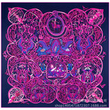 Womens Extra Large Scarf Twilled Silk Square Scarf