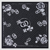 Womens Extra Large Scarf Twilled Silk Square Scarf