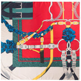 Womens Extra Large Scarf Twilled Silk Square Scarf