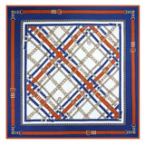 Womens Extra Large Scarf Twilled Silk Square Scarf