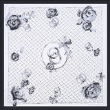 Womens Extra Large Scarf Twilled Silk Square Scarf