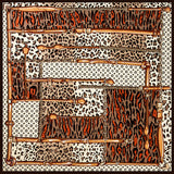 Womens Extra Large Scarf Twilled Silk Square Scarf