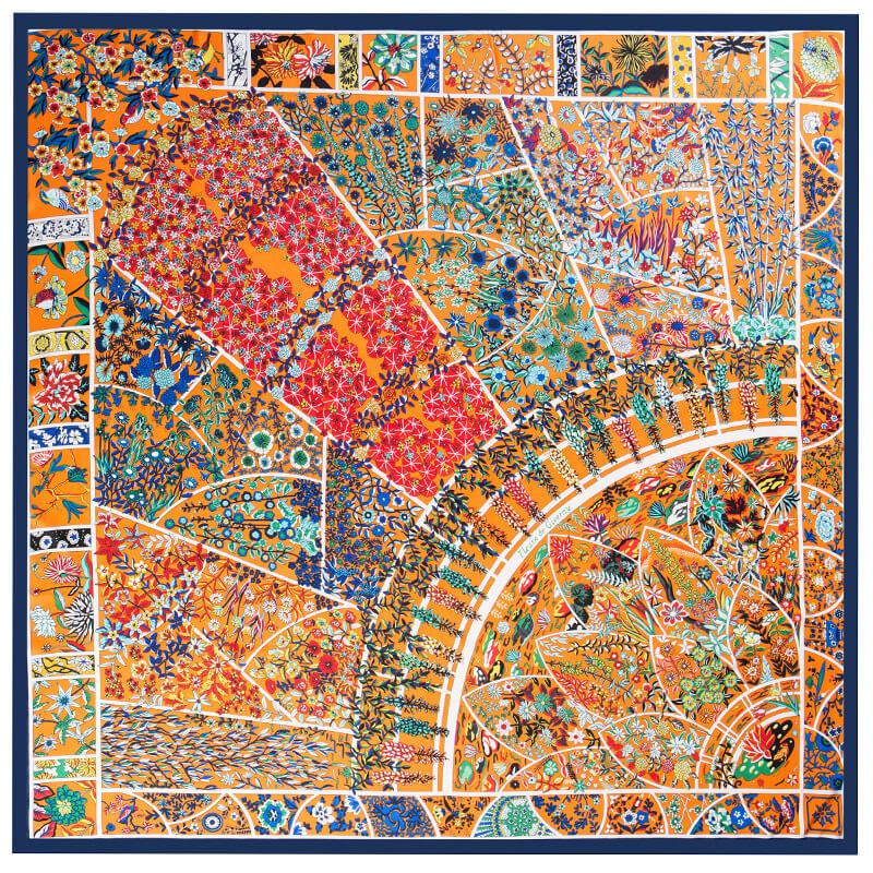 Womens Extra Large Scarf Twilled Silk Square Scarf