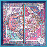 Womens Extra Large Scarf Twilled Silk Square Scarf