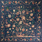 Womens Extra Large Scarf Twilled Silk Square Scarf