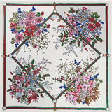 Womens Extra Large Scarf Twilled Silk Square Scarf