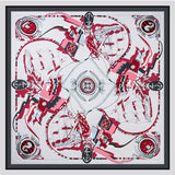 Womens Extra Large Scarf Twilled Silk Square Scarf