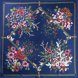 Womens Extra Large Scarf Twilled Silk Square Scarf