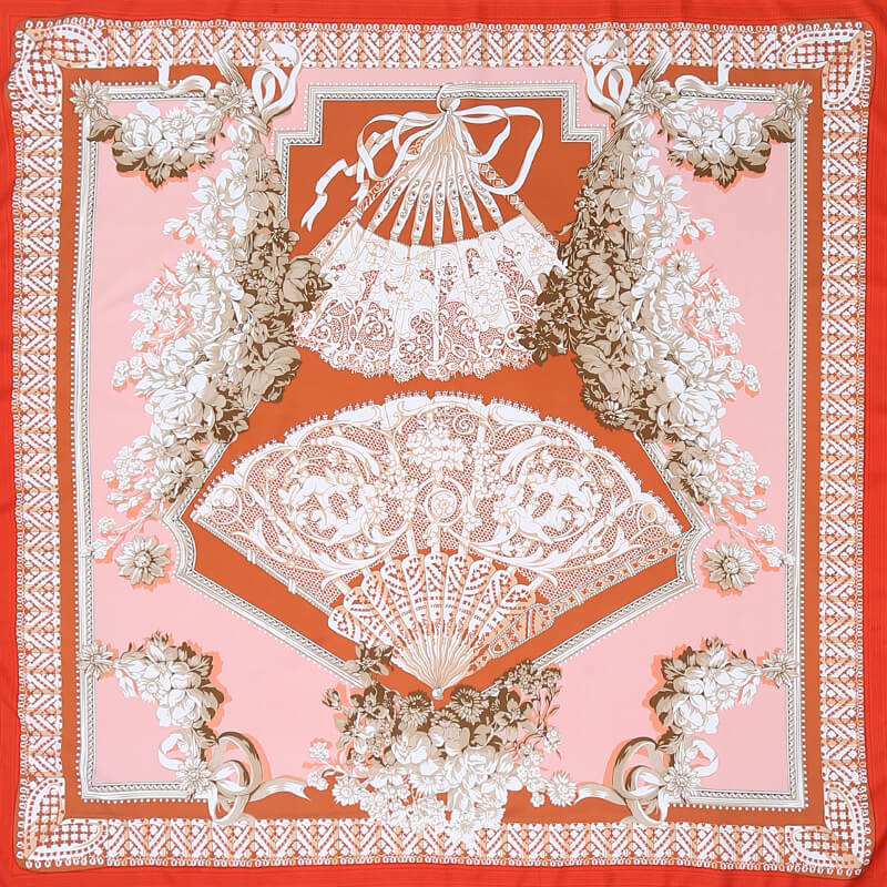 Womens Extra Large Scarf Twilled Silk Square Scarf