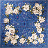 Womens Extra Large Scarf Twilled Silk Square Scarf