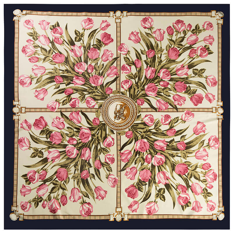 Womens Extra Large Scarf Twilled Silk Square Scarf