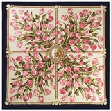 Womens Extra Large Scarf Twilled Silk Square Scarf