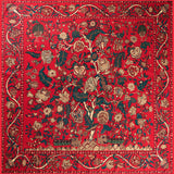 Womens Extra Large Scarf Twilled Silk Square Scarf