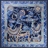 Womens Extra Large Scarf Twilled Silk Square Scarf