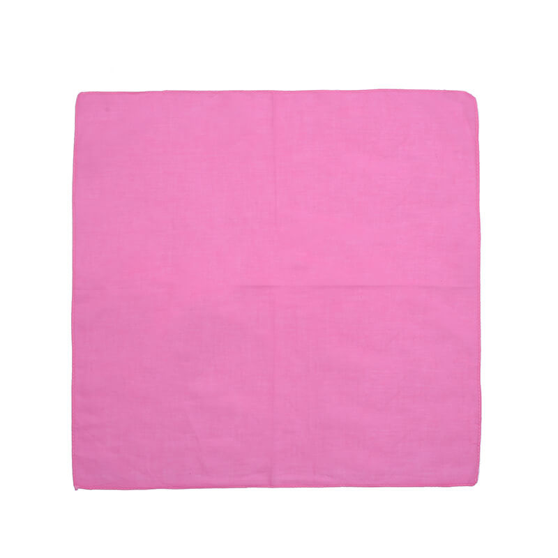 12 Pieces Solid Colors Cotton Bandana Handkerchiefs Multifunction Headbands