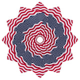 12 Pieces American Flag Bandanas Headband USA Flag Clothing Bandana Patriotic Accessories