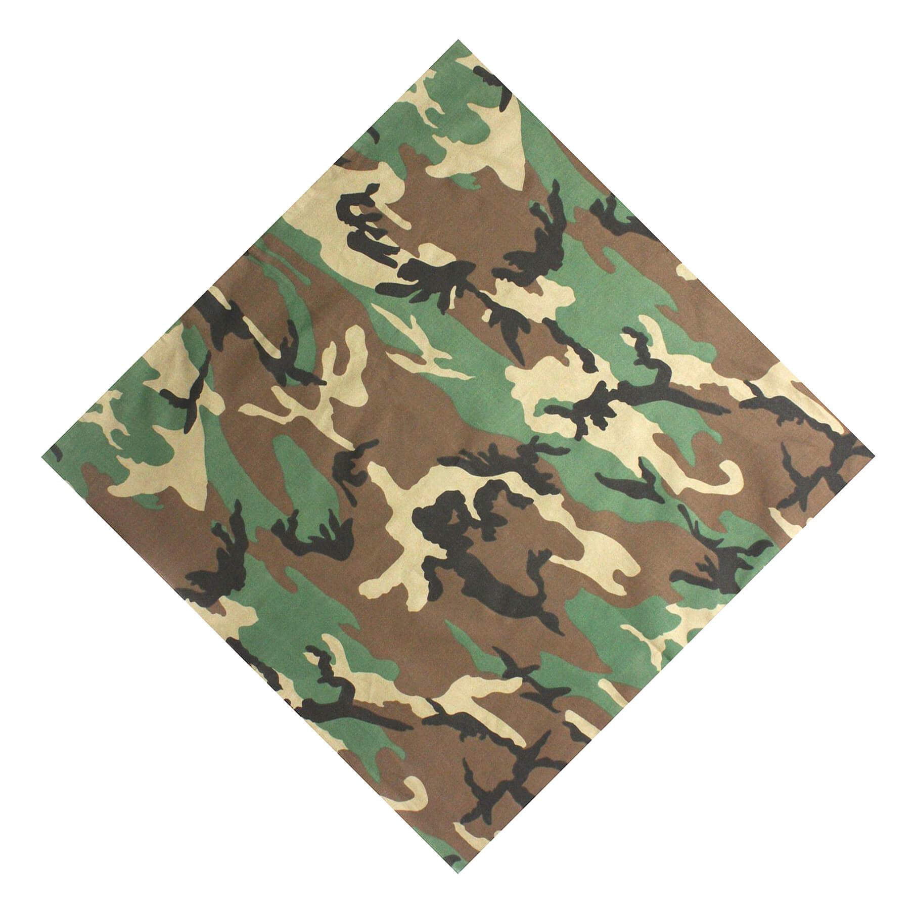 Camo Printed Cotton Bandana Unisex-Side Picture