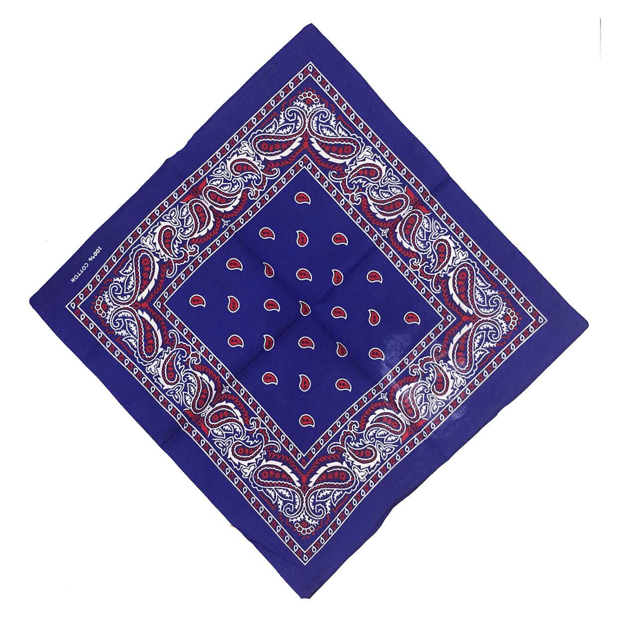 Unisex Paisley Set Multicolor Cowboy Bandana-Side Picture
