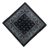Unisex Paisley Set Multicolor Cowboy Bandana-Side Picture