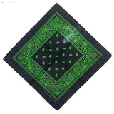 Unisex Paisley Set Multicolor Cowboy Bandana-Side Picture