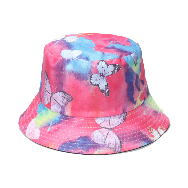 Printed Bucket Hat Sun Hat Adult Ladies Mens Girls Boys Unisex