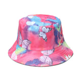 Printed Bucket Hat Sun Hat Adult Ladies Mens Girls Boys Unisex