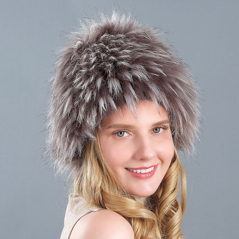 Winter imitation fox fur hat whole hair hat wide fur ear protection hat