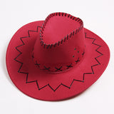 Western cowboy hat travel casual men's sun hat American wild retro style female net red knight sun hat