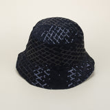 Women's Bucket Hat Reversible Sequin Sun Hat for Travel Beach Unisex Outdoors