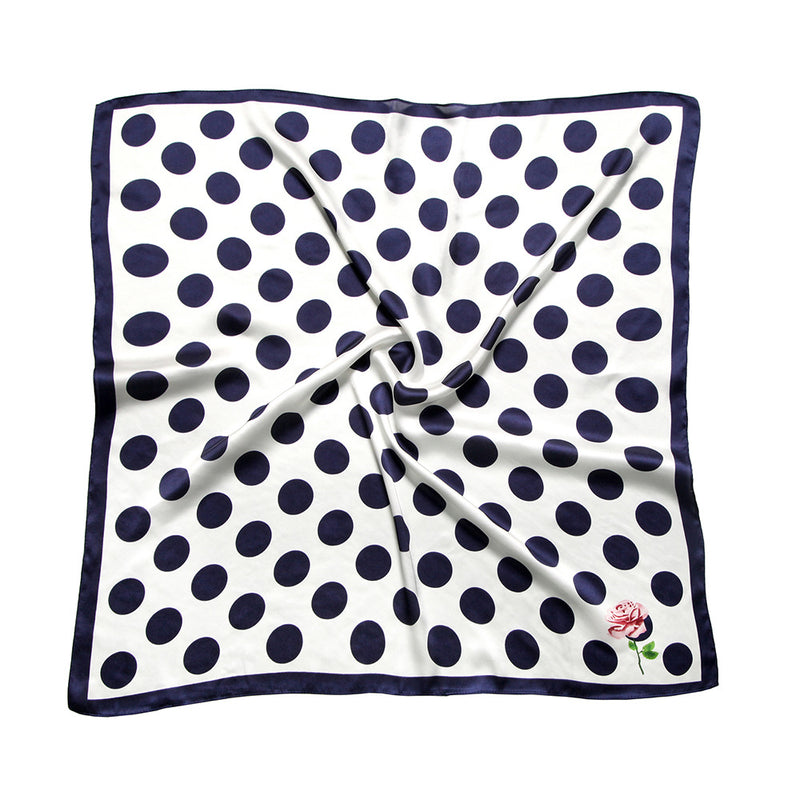 2-pack of scarves imitation silk small squares all-match spring and autumn thin section fashion summer silk scarf streamers