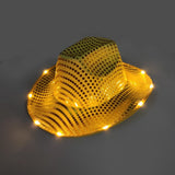EVA Composite Magic Ribbon Lamp Cap Halloween Carnival Party Colorful Western Cowboy Hat Styling Hat