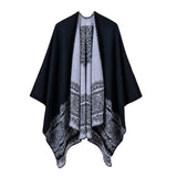 Women's Vintage Pattern Cape Warm Cape Winter Cape