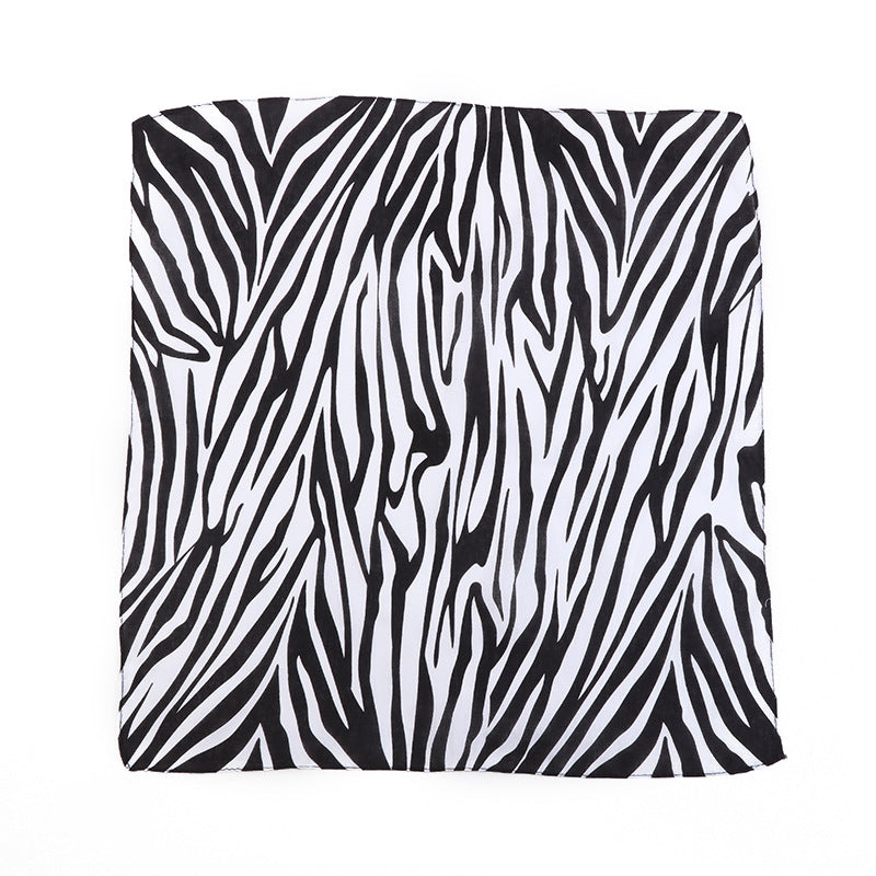 12 Pack Bandanas Street Hip Hop Fashion Ethnic Turban Headband Zebra Print Cotton Cotton Square Bandana