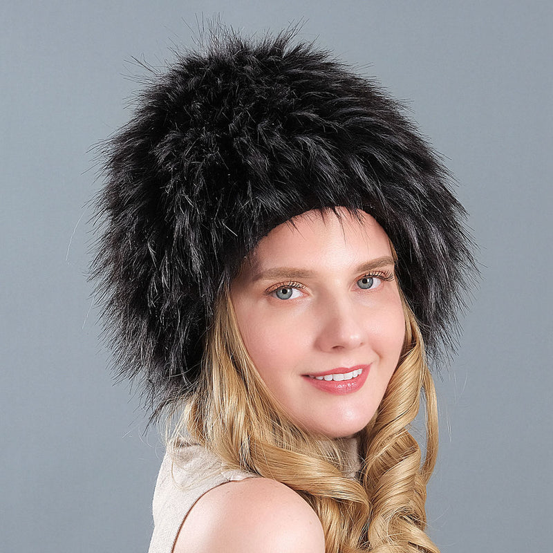 Winter imitation fox fur hat whole hair hat wide fur ear protection hat
