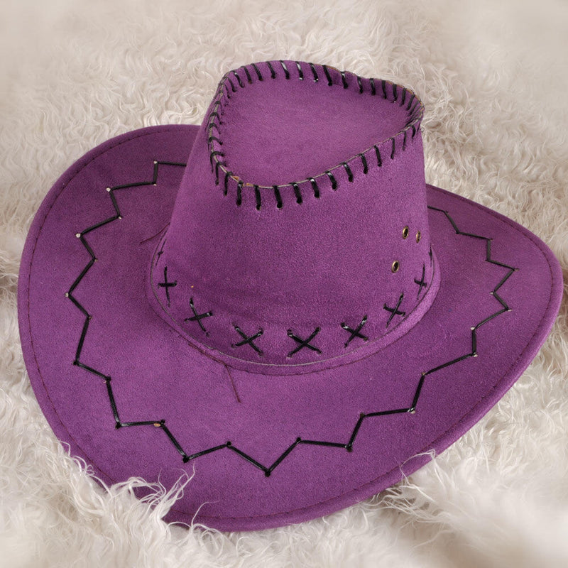 Western cowboy hat travel casual men's sun hat American wild retro style female net red knight sun hat