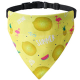 Dog Bandanas Fall Cute Soft Cotton Puppy Triangle Cat Scarfs Washable Daily Handkerchief