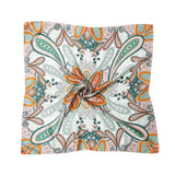2-pack of scarves imitation silk small squares all-match spring and autumn thin section fashion summer silk scarf streamers