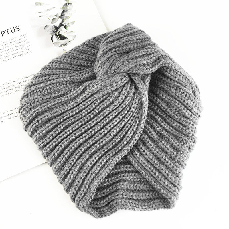 Women's wool knitting Indian hat Autumn and winter warm hat Winter hat