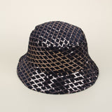 Women's Bucket Hat Reversible Sequin Sun Hat for Travel Beach Unisex Outdoors