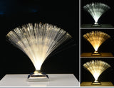Creative colorful fiber optic light toy led touch flash bedroom starry fiber optic flower atmosphere photo table lamp