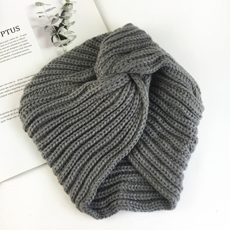 Women's wool knitting Indian hat Autumn and winter warm hat Winter hat