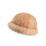 Mink hat ladies winter mink hat temperament hat basin hat winter fur hat
