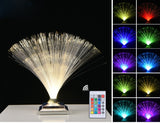 Creative colorful fiber optic light toy led touch flash bedroom starry fiber optic flower atmosphere photo table lamp