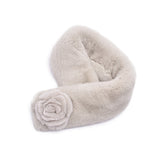 Rex rabbit fur scarf female winter fur scarf suction buckle flower double-sided warm real fur