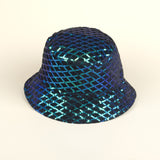 Women's Bucket Hat Reversible Sequin Sun Hat for Travel Beach Unisex Outdoors